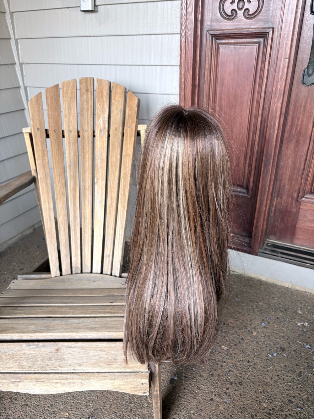 22” Women's Wig in Hazelnut Brown color blend. *Free Shipping* - Picture 12 of 15